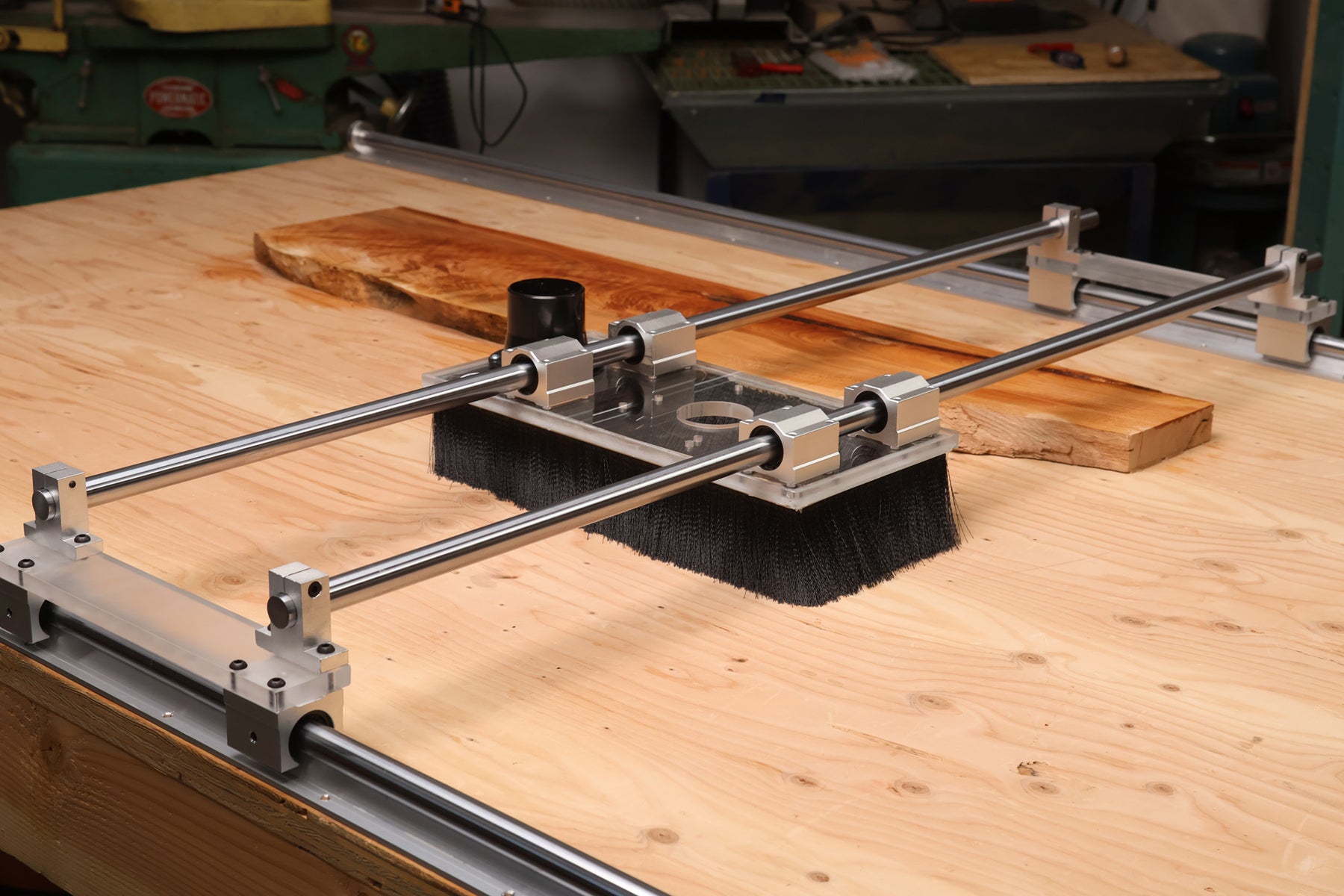 Acrylic Slab Flattening Router Sled & Rails – stuff2makestuff