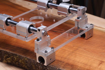 Acrylic Slab Flattening Router Sled & Rails